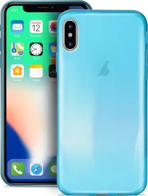 Produktbild von 0.3 Nude Cover Blue für Apple iPhone X/Xs