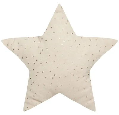 Dekokissen Stern Berlingot beige 40 x 40 cm
