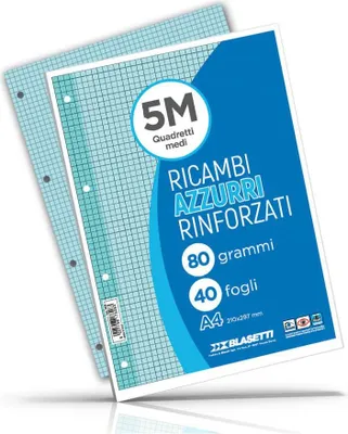 Produktbild von Blasetti 7808, 210 x 297 mm (A4), 80 g/m², Blau, 40 Blätter
