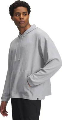 Imagen del producto de Sudadera con capucha Under Armour Rival Waffle, color gris, talla L / corte regular, para hombre, color gris, talla L