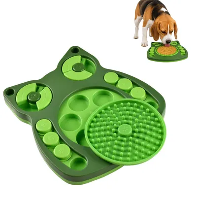 Productafbeelding van Solidchoice - Interactieve Langzame Voerbak voor Honden en Katten