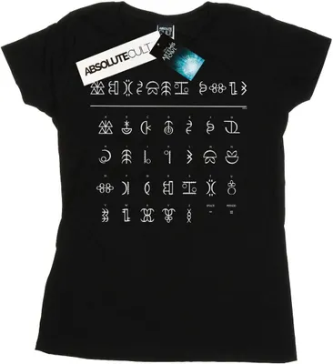 Produktbild von Disney - "Gnommish Alphabet" T-Shirt für Damen BI8590 (S) (Schwarz)