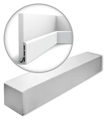 Immagine prodotto di Modanature per pavimenti Orac Decor AXXENT SX184-RAL9003-box 1 cartone con 20 modanature decorative 40 m