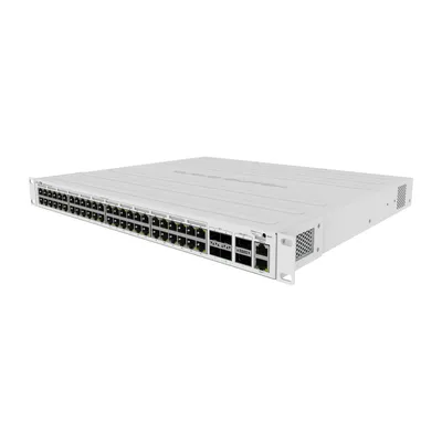 Zdjęcie produktu dla Mikrotik CRS354-48P-4S+2Q+RM, Zarządzany, L3, Gigabit Ethernet (10/100/1000), Obsługa PoE, Możliwości montowania w stelażu, 1U