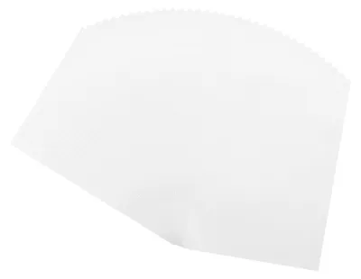 50 Blatt Velinpapier Silber, 12,7x17,7 cm, 100 g/m², transparent, bedruckbar