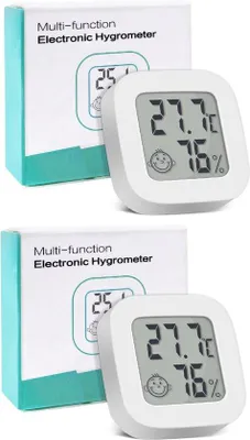 Obrázok produktu pre Digitálne mini-vlhkomery a teplomery, 2 ks do interiéru