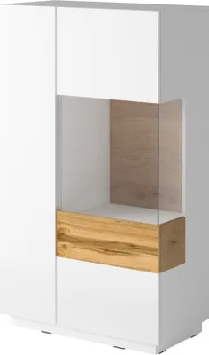 Produktbild von Meublorama HA-SILKE-247JGY44*2C/48KG, 2 Tür(en), Weiß, Mitteldichte Faserplatte (MDF), 2 Jahr(e), 400 mm, 800 mm