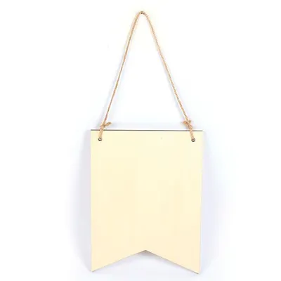 Obrázok produktu pre Drevené vývesné štíty 20 x 15 cm - 2 špicaté