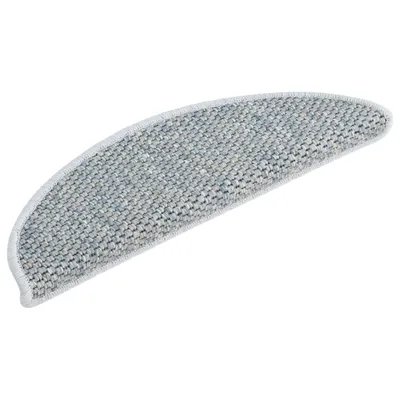 Immagine prodotto di Tappeti Autoadesivi Scale Aspetto Sisal 15 pz 65x21x4 cm Blu