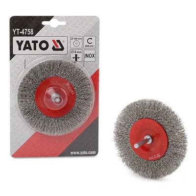 Image de Brosse métallique inox Brosse disque abrasive 100 mm
