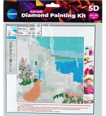 Produktbild von Diamant Vollmosaik - Katze&See 20x20 80874