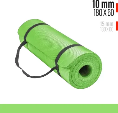 Produktbild von Gymnastikmatte, Yoga-Matte Extra Dick 10mm / 15mm, besonders gelenkschonend, rutschfest und strapazierfähig