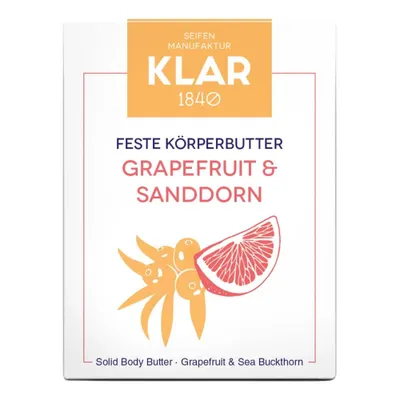 Produktbild von Feste Körperbutter - Grapefruit & Sanddorn 60g