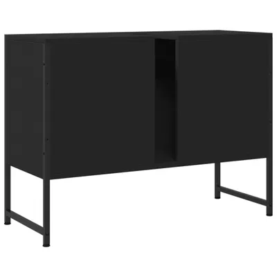 Produktbild von Waschbeckenunterschrank Schwarz 80x33x60 cm Holzwerkstoff