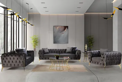 Produktbild von Stilvolles Set aus Sofas und Sessel – Komfort und Design für Ihr Zuhause