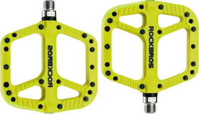 Produktbild von ROCKBROS MTB Fahrrad Rennrad Pedale Nylon Plattform Rutschfest Flat 1 Paar cyan