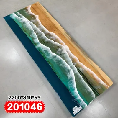 Produktbild von Esstisch Design Tisch Moderne Tische Meer Ozean Fluss Epoxid Harz Möbel 220x81