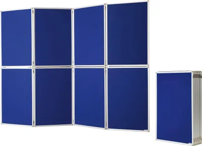 Produktbild von magnetoplan Präsentationswand zusammenklappbar (B)610 x (T)80 x (H)905 mm