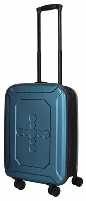 Obrázek produktu pro KIK KX2785 Skládací cestovní kufr na kolečkách, ABS, 45 l , modrý