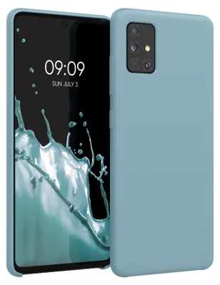 Produktbild von kwmobile Handyhülle für Samsung Galaxy A51 Hülle - Case Silikon - Kabelloses Laden - Schutzhülle Cover in Antique Stone
