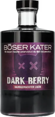 Image de BÖSER KATER Dark Berry Likör 20% Vol. 0,5l
