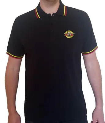 Produktbild von Guns N Roses - "Classic" Poloshirt für Herren/Damen Uni RO754 (L) (Schwarz)