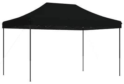Image de vidaXL Tente de réception pliable Pop-Up noire 440x292x315 cm