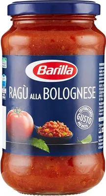 Produktbild von Barilla Ragù alla Bolognese tomatensauce Rind und Schweinefleisch 400g aus italien