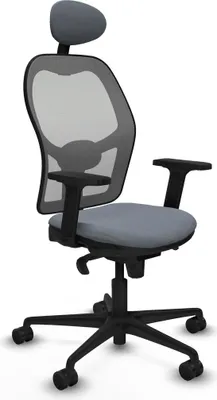 Image de Chaise de bureau avec appuie-tête Piqueras y Crespo 2D036N1 Gris