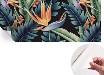 Produktbild von Selbstklebende Wandtapete - Dekorative Tapete für Wohnzimmer - Klebefolie für Wandbilder - Tapetenfolie für Wanddekoration - 208x146 cm - Paradies-Thema