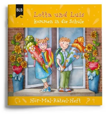 Produktbild von Hör-Mal-Rätsel-Heft, Lotta und Luis kommen in die Schule
