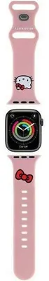 Immagine prodotto di Hello Kitty Pasek Hkawlschblp Applewatch 42/44/45/49Mm Różowy/Pink Strap Silicone Kitty Head