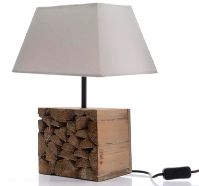 Produktbild von Tischlampe Holzscheite 20x27x37 cm