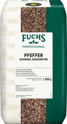 Immagine prodotto di Fuchs 380792005 Fuchs schwarzer Pfeffer geschrotet Gewürz, 1,0 kg