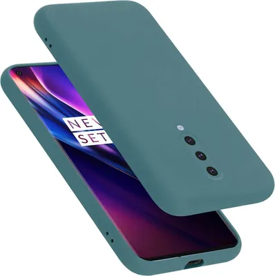 Produktbild von Cadorabo Hülle für OnePlus 8 Hülle Silikon Handyhülle Case aus flüssigem Silikon, Kratzfeste und stoßfeste Schutzhülle für OnePlus 8