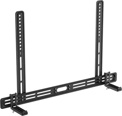 Productafbeelding van Soundbarhouder voor soundbars met - Universeel - Zonder gaten - 9 kg draagvermogen - Uittrekbare tv - Soundbar - Met anti - Slip sokkelhouder