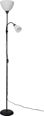 Image de Lampadaire Eglo 74045 MONTANINI-E 40 W/E27 + 25 W/E14 noir