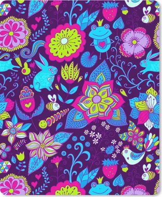 Produktbild von MuchoWow® Mauspad Mousepad Mädchen - Kaninchen - Rosa - Muster - Mädchen - Kinder - Kinder 30x40 cm - Mousepads - Maus Mat - Pad - Mausunterlage - Mausmatten
