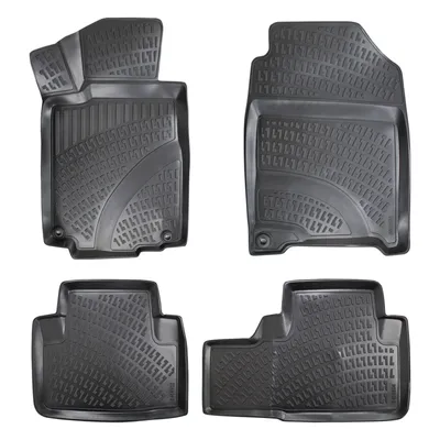 Produktbild von 3D Fußmatten & Kofferraumwanne Auto Set Kompatibel mit HONDA CR-V 4.Gen 2012–2018