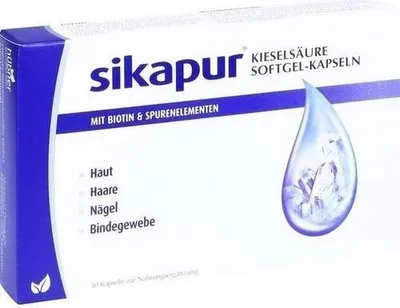Produktbild von sikapur Kieselsäure Softgel-Kapseln, 30 St. Kapseln