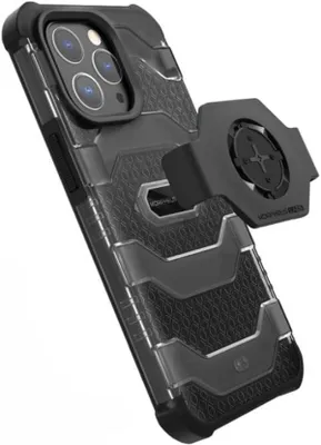 Image de Morpheus Qlip Neo Case compatible avec l'iPhone 13 PRO - étui & adaptateur amovible M4 M4s Mount Protection pour appareil photo (SANS support vélo) Noir