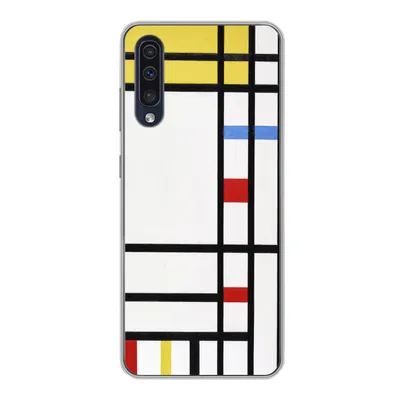Produktbild von MuchoWow® Handyhülle Schutzhülle Hülle für Samsung Galaxy A30s Place De La Concorde - Piet Mondrian Silikon Softcase Handy Hülle - Karteninhaber