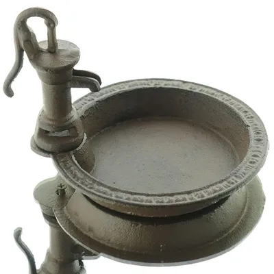 Produktbild von Riffelmacher Vogeltränke Metall Dunkelbraun Ø 16,7 cm x 14 cm