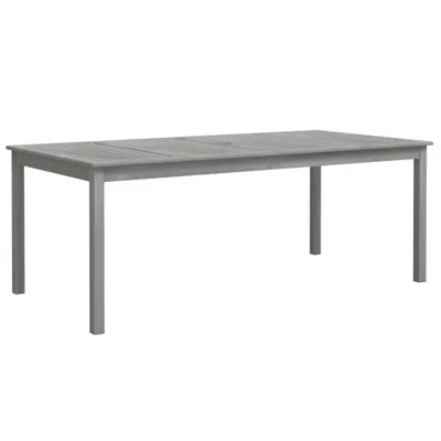 Immagine prodotto di vidaXL Tavolo da giardino grigio 200x100x75 cm in legno massiccio di acacia