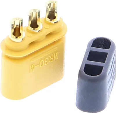 Produktbild von MR30 Männlich / Weiblich Verbindungsstecker, inkl. Schutzkappe 3P