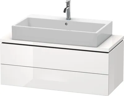 Produktbild von Konsolenunterschrank L-CUBE 400x1020x477mm taupe taupe