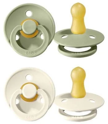 Productafbeelding van BIBS - Fopspeen Maat 1 Ivory/Sage - 2st