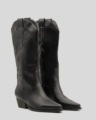 Produktbild von Cowboylaarzen leatherlook Stiksels