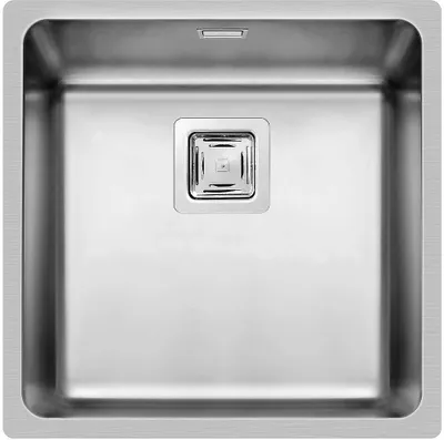 Produktbild von PYRAMIS Spüle LUME (40x40) 1B aus Edelstahl poliert für flächenbündige Montage / Edelstahlspüle