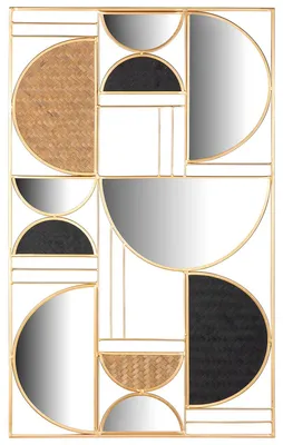 Produktbild von Gilde Wandrelief, rechteckig, "Vienna", Metall, goldfarben, naturfarben, VE 1, L. 2 cm, B. 57 cm, H. 91.5 cm 67934 4063387679340